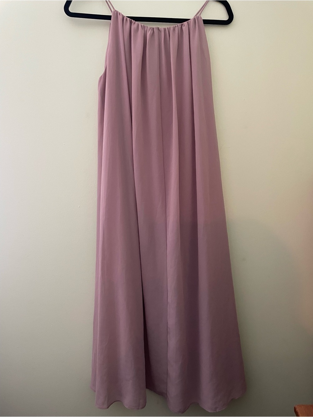 MOD REF chiffon dress sleeveless Taupe